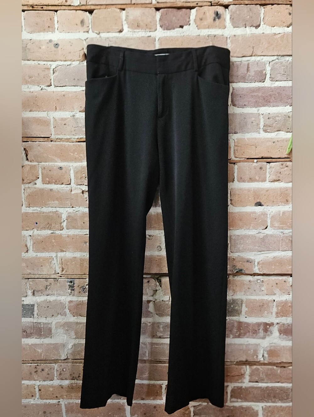 Michael Kors Black Wide Leg, Boot Cut Trousers Size 10